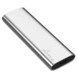 MEDIARANGE externes USB Type-C Laufwerk SSD - 960 GB, silber
