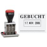 COLOP Datum-Plattenstempel - GEBUCHT + 4 mm Datum