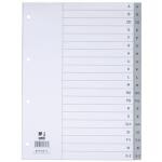 Q-Connect Register - A - Z, PP, mit Index, A4, 20 Blatt,...