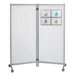 Paperflow Mobile Trennwand grau