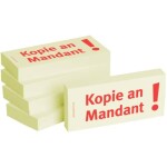 BIZSTIX Haftnotizen "Kopie an Mandant" - 75 x...