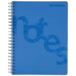 DONAU Collegeblock PP Cover - A4, kariert, blau