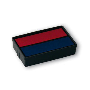 COLOP Ersatzkissen E/10/2 blau/rot
