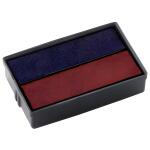 COLOP Ersatzkissen E/10/2 blau/rot