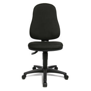 Drehstuhl Point 60 o. Armlehne schwarz TOPSTAR 8160G20 h.Rll.