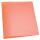 Q-Connect Ringbuch transparent - A4, 2-Ring, Ring-Ø 25 mm, orange-transparent
