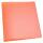 Ringbuch transparent - A4, 2-Ring, Ring-Ø 25 mm, orange-transparent