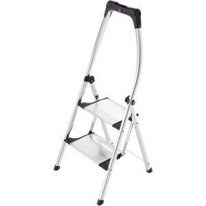 HAILO LivingStep Comfort plus - 2 Stufen, Klapptritt mit Soft-Grip Sohle