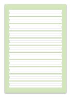 Staufen Spiralblock A5 40 Bl 70g Lin1 Green 5/5/5mm liniert fbg.