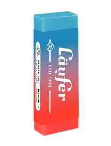 Radierer Läufer Plast Color zweifarbig, Kunststoff
