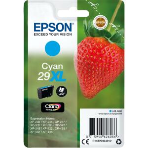 EPSON Original Epson Tintenpatrone cyan High-Capacity (C13T29924012,29XL,T2992,T29924012)