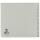 Q-Connect Register - A - Z, PP, ohne Index, A4, 21 cm hoch, 24 Blatt, grau