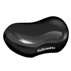 Fellowes Flex-Auflage Crystals Gel - ohne Mauspad, 124 x 86 x 25 mm, schwarz