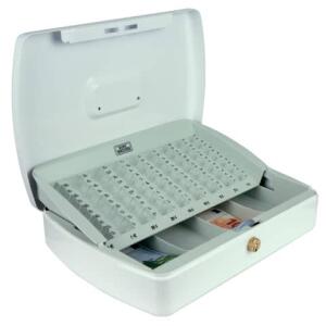 Burg-Wächter Geldzählkassette "Office" - 330 x 235 x 75 mm, weiß