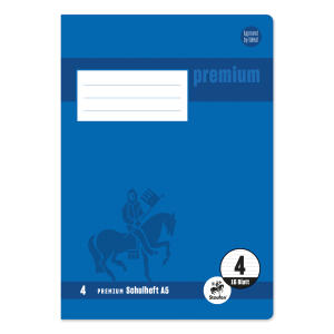 Staufen Schulheft A5 16Bl 90g Lin4 Premium liniert