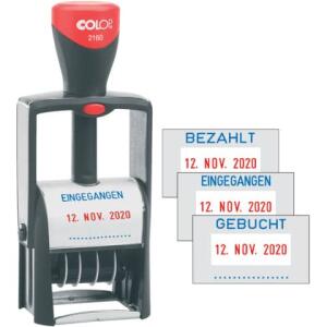 COLOP Classic Line 2160/RL - 4 mm Datumstempel + austauschbare Text