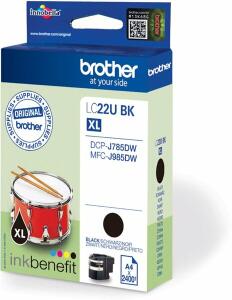 Inkjetpatrone schwarz BROTHER LC22UBK