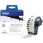 Brother DK-Endlosetiketten Papier - 12 mm x 30,48 m, schwarz auf weiß