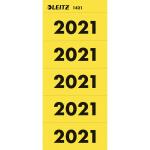 LEITZ Inhaltsschildchen 2021 100ST gelb 14210015