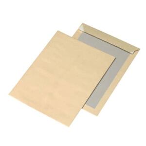 MAILmedia Papprückwandtaschen Recycling - B4, ohne Fenster, 130 g/qm, braun, 125 Stück