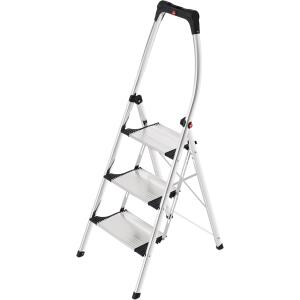 HAILO LivingStep Comfort plus - 3 Stufen, Klapptritt mit Soft-Grip Sohle