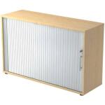 Hammerbacher Rollladenschrank - 2OH, 120 cm, Relinggriff,...