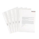 Falken Falken Prospekthüllen, A5, PP, Standard, genarbt, oben offen, 100er Beutel,