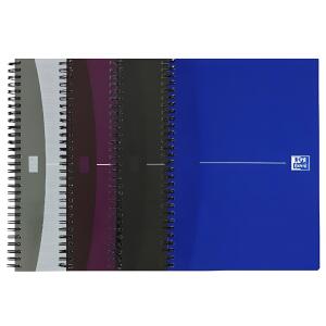 Oxford Office Spiralbuch "Essentials", B5, 90 Blatt, liniert, 4 Farben