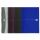 Oxford Office Spiralbuch "Essentials", Tablet-Format B5, 90 Blatt, Optik Paper, liniert, SCRIBZEE-kompatibel, Doppelspirale, Softcover, 5er-Packung, 4 Farben sortiert: Originalblau, Violett, Schwarz, Silber