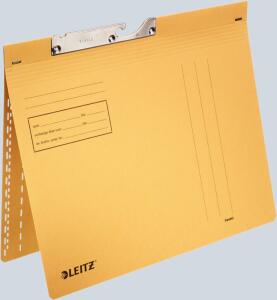 LEITZ 2014 Pendelhefter Combi kfm. Heftung Manilakarton (RC) gelb