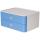 HAN SMART-BOX ALLISON Schubladenbox - stapelbar, 2 Laden, snow white/sky blue