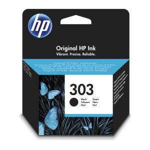 Hewlett Packard (HP) Original HP Druckkopfpatrone schwarz (T6N02AE,T6N02AE#ABE,T6N02AE#ACU,T6N02AE#BA3,T6N02AE#UUS,303,303BK,303BLACK,NO303,NO303BK,NO303BLACK)