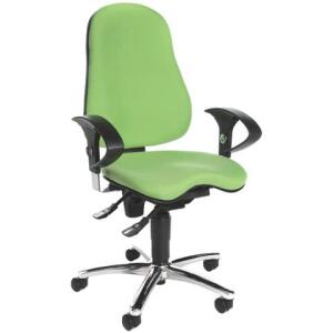 Fitness-Drehstuhl Sitness 10 apfelgrün TOPSTAR SI59U G05 mit Armlehnen