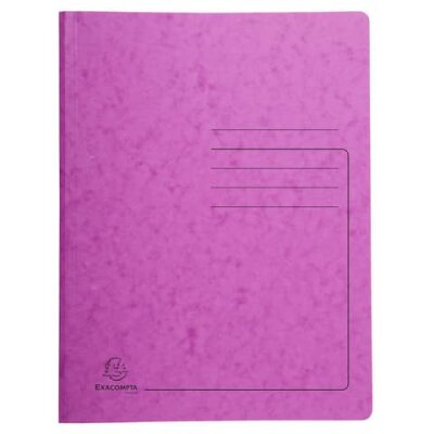 Exacompta EXACOMPTA Spiralhefter - A4, 300 Blatt, Karton, 355 g/qm, rosa