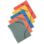 Q-Connect Eckspanner - Karton A4 mit Gummizug sortiert,...