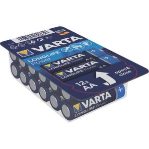 Varta Batterien LONGLIFE Power AA - BigBox 12 Stück, blau