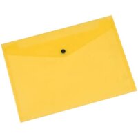 Q-Connect Dokumentenmappe - gelb, A4 bis zu 50 Blatt