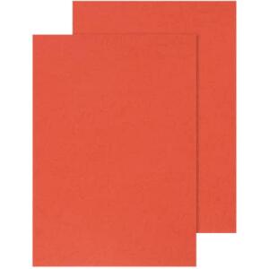 Q-Connect Kartondeckel, 250g/qm, rot, 100 Stück
