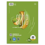 Staufen Collegeblock A4 80Bl 70g Lin22 Green kariert