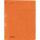 Falken Falken Ösenhefter - A4 1/1 Vorderdeckel, orange, Manilakarton, 250 g/qm