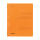Falken Falken Ösenhefter - A4 1/1 Vorderdeckel, orange, Manilakarton, 250 g/qm