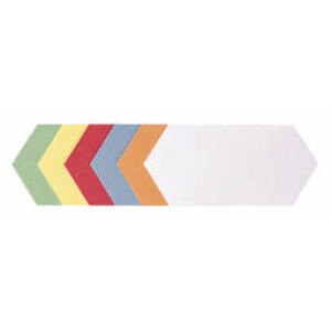 Franken Moderationskarte - Rhombus, 205 x 95 mm, sortiert, 500 Stück