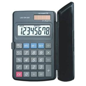 LEO Solar-Taschenrechner DK-029, grau, 8-stellig