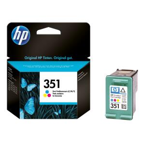 Hewlett Packard (HP) Original HP Druckkopfpatrone color (CB337EE,CB337EE#ABB,CB337EE#ABD,CB337EE#ABE,CB337EE#ABF,CB337EE#BA3,CB337EE#UUS,351,351C,351COLOR,NO351,NO351C,NO351COLOR)
