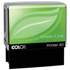COLOP Printer 40 Green Line - max . 6 Zeilen, 23 x 59 mm