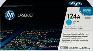 Lasertoner Nr. 124A cyan HP Q6001A