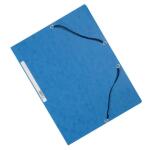 Q-Connect Eckspanner - Karton A4 mit Gummizug blau