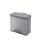 Hailo Tret-Abfalltrenner Öko Trio Plus L - 3 x 9 l, silber