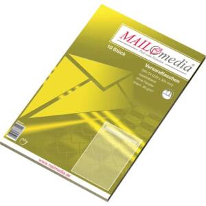 MAILmedia Versandtaschen C4 , ohne Fenster, gummiert, 90 g/qm, braun, 10 Stück