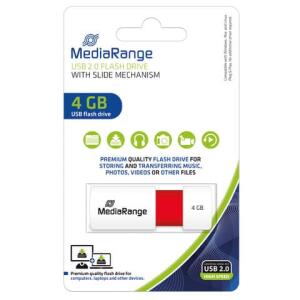 MediaRange USB-Speicherstick rot 4GB